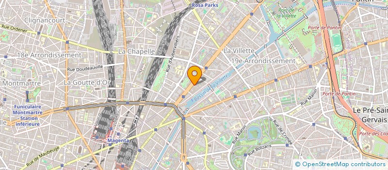 localisation de l'entreprise MONSIEUR ROMAIN NERVIL  PARIS