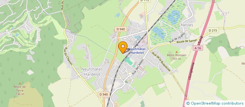 localisation de l'entreprise MONSIEUR ROMAIN NEWMAN  NEUFCHATEL-HARDELOT