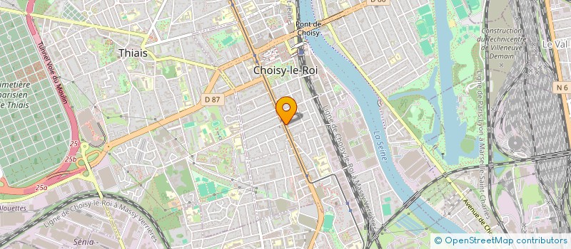 localisation de l'entreprise MONSIEUR ROMAIN NIAMBIA  CHOISY-LE-ROI