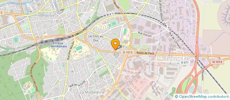 localisation de l'entreprise MONSIEUR ROMAIN NICERON à EVREUX