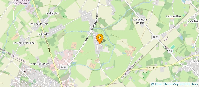 localisation de l'entreprise MONSIEUR ROMAIN NICOLAS  GRANDCHAMP-DES-FONTAINES