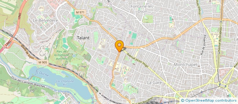 localisation de l'entreprise MONSIEUR ROMAIN NIEDDU à TALANT