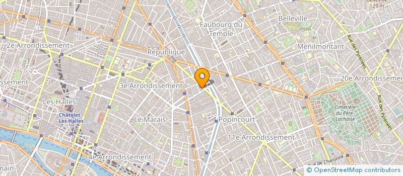 localisation de l'entreprise MONSIEUR ROMAIN NOBLET  PARIS