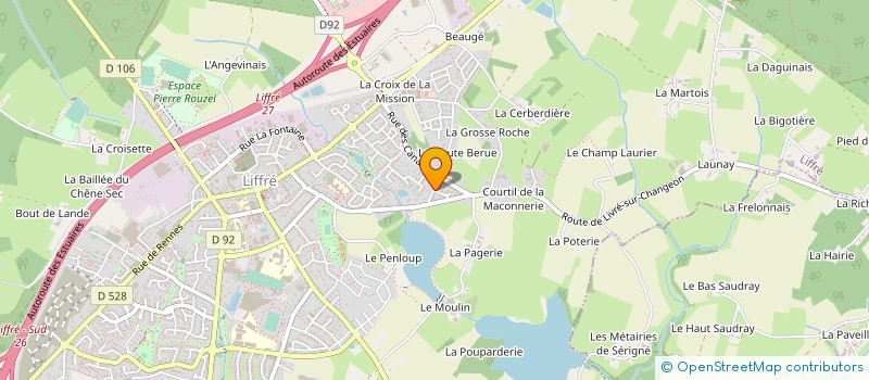 localisation de l'entreprise MONSIEUR ROMAIN NOEL  LIFFRE