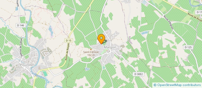 localisation de l'entreprise MONSIEUR ROMAIN NOEL  MARGON