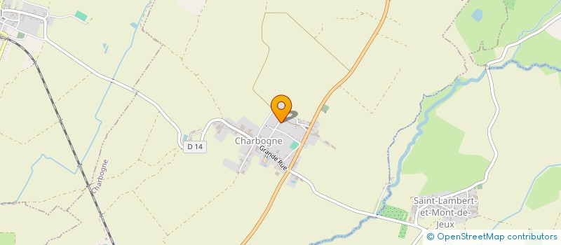 localisation de l'entreprise MONSIEUR ROMAIN NOIROT  CHARBOGNE