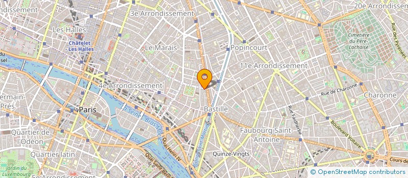 localisation de l'entreprise MONSIEUR ROMAIN NOUGAREDE  PARIS