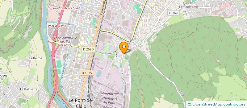 localisation de l'entreprise MONSIEUR ROMAIN NOVAIS  LE PONT-DE-CLAIX