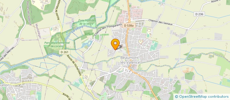 localisation de l'entreprise MONSIEUR ROMAIN NOYER  BEAUMONT-LES-VALENCE