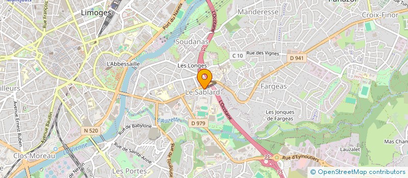 localisation de l'entreprise MONSIEUR ROMAIN OLLIVIER à LIMOGES