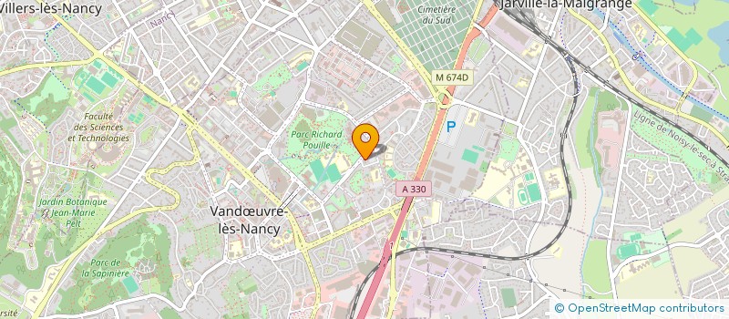 localisation de l'entreprise MONSIEUR ROMAIN ORBAN  VANDUVRE-LES-NANCY