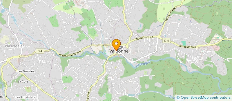 localisation de l'entreprise MONSIEUR ROMAIN ORIOL  VALBONNE