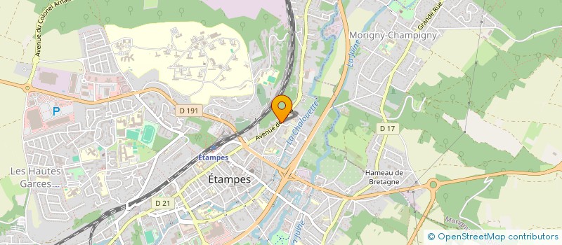 localisation de l'entreprise MONSIEUR ROMAIN ORTEGA  ETAMPES