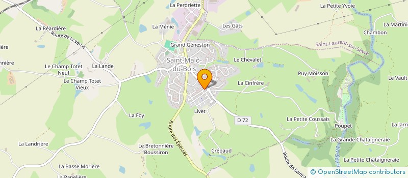 localisation de l'entreprise MONSIEUR ROMAIN PACHECO  SAINT-MALO-DU-BOIS