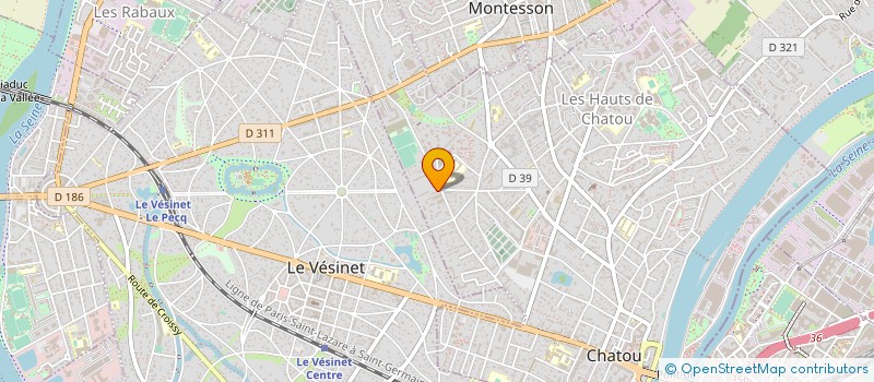 localisation de l'entreprise MONSIEUR ROMAIN PACQUET à CHATOU