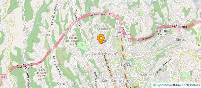 localisation de l'entreprise MONSIEUR ROMAIN PADOVANI  NICE