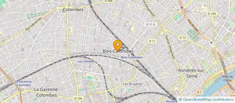 localisation de l'entreprise MONSIEUR ROMAIN PAILLETTE à BOIS-COLOMBES