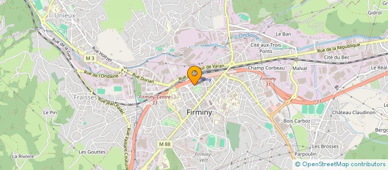 localisation de l'entreprise MONSIEUR ROMAIN PALLANDRE à FIRMINY