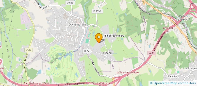 localisation de l'entreprise MONSIEUR ROMAIN PANCRAZIO  DOMMARTIN