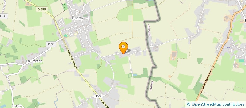 localisation de l'entreprise MONSIEUR ROMAIN PANOUSSIAN  BACHY