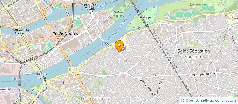 localisation de l'entreprise MONSIEUR ROMAIN PARMENTIER  SAINT-SEBASTIEN-SUR-LOIRE