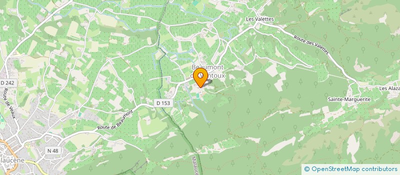 localisation de l'entreprise MONSIEUR ROMAIN PASCALIS  BEAUMONT-DU-VENTOUX