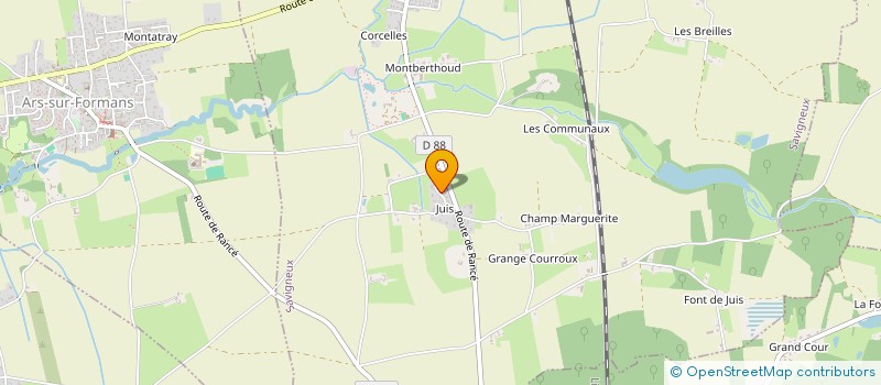 localisation de l'entreprise MONSIEUR ROMAIN PASIN  SAVIGNEUX