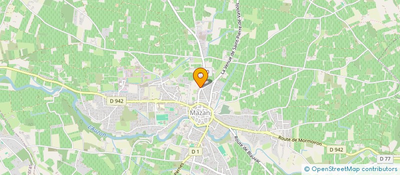 localisation de l'entreprise MONSIEUR ROMAIN PASQUALINI  MAZAN