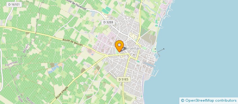 localisation de l'entreprise MONSIEUR ROMAIN PASSALACQUA à MARSEILLAN