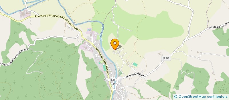 localisation de l'entreprise MONSIEUR ROMAIN PASTUREL  CAMARES