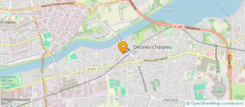 localisation de l'entreprise MONSIEUR ROMAIN PATAMIA  DECINES-CHARPIEU