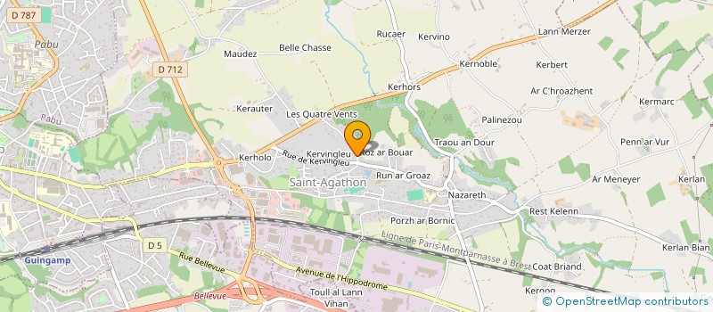 localisation de l'entreprise MONSIEUR ROMAIN PAUL  SAINT-AGATHON