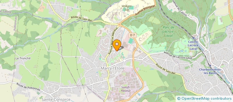 localisation de l'entreprise MONSIEUR ROMAIN PAUL MICHAEL LACERRE  SAINTE-CONSORCE