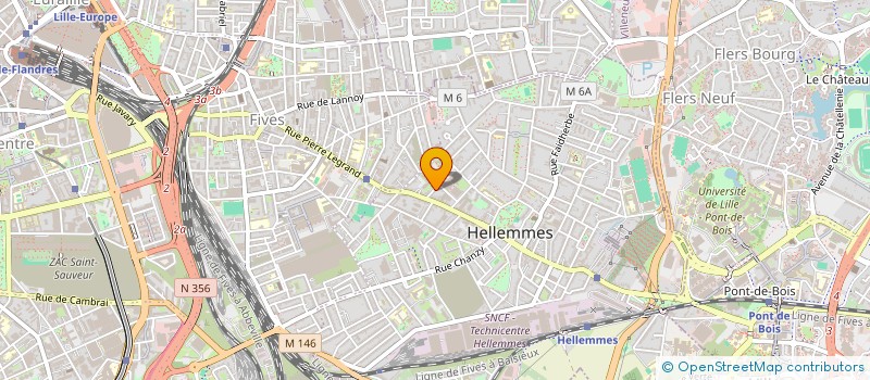 localisation de l'entreprise MONSIEUR ROMAIN PAUL WAWRZASZEK à LILLE