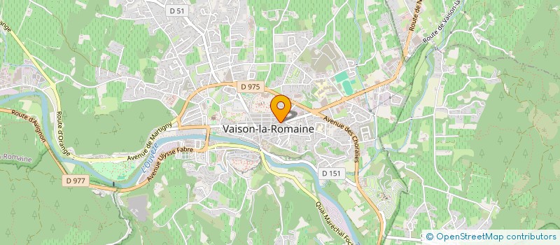 localisation de l'entreprise MONSIEUR ROMAIN PAULIN  VAISON-LA-ROMAINE