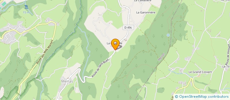 localisation de l'entreprise MONSIEUR ROMAIN PAVIA  MERLAS