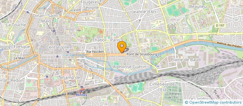 localisation de l'entreprise MONSIEUR ROMAIN PAVIC  RENNES