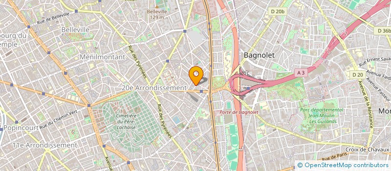 localisation de l'entreprise MONSIEUR ROMAIN PAVRET DE LA ROCHEFORDIERE  PARIS