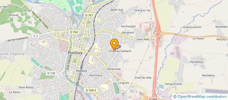 localisation de l'entreprise MONSIEUR ROMAIN PAYET à PONTIVY