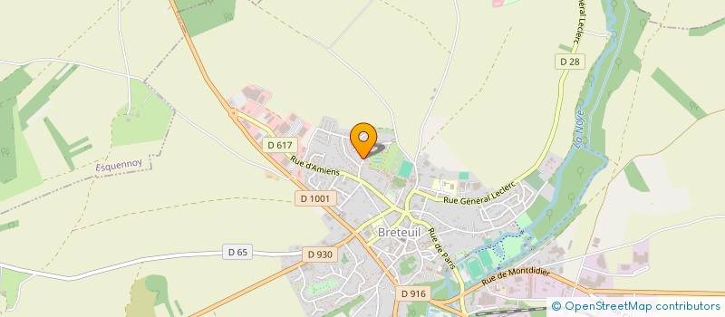 localisation de l'entreprise MONSIEUR ROMAIN PECHON à BRETEUIL