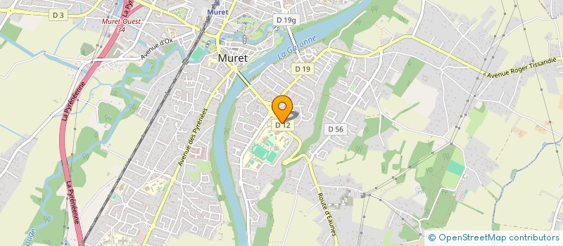 localisation de l'entreprise MONSIEUR ROMAIN PEDEZERT à MURET