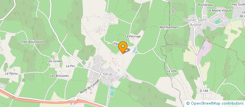 localisation de l'entreprise MONSIEUR ROMAIN PEGHEAIRE  CHERAC