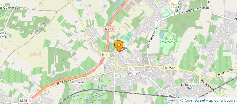 localisation de l'entreprise MONSIEUR ROMAIN PEKELGNY  BOUAYE