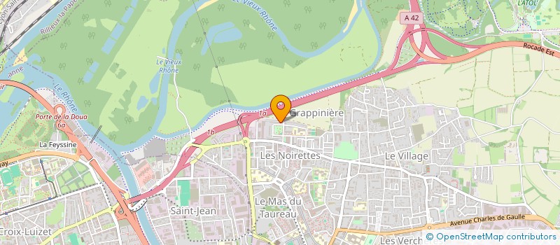 localisation de l'entreprise MONSIEUR ROMAIN PELA  VAULX-EN-VELIN