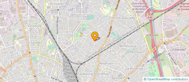 localisation de l'entreprise MONSIEUR ROMAIN PELI  TOULOUSE