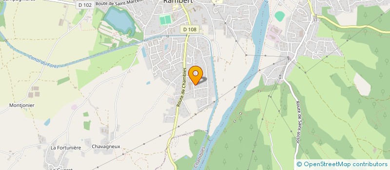 localisation de l'entreprise MONSIEUR ROMAIN PELLET  SAINT-JUST-SAINT-RAMBERT