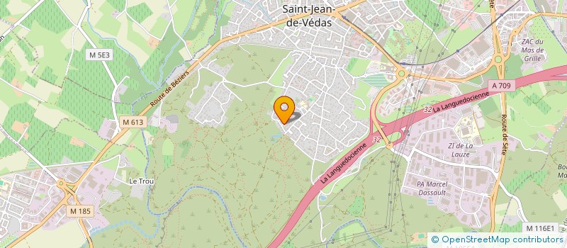 localisation de l'entreprise MONSIEUR ROMAIN PELLO  SAINT-JEAN-DE-VEDAS