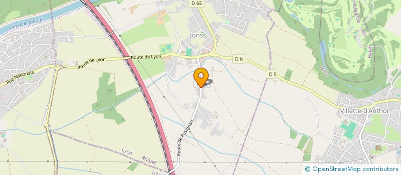 localisation de l'entreprise MONSIEUR ROMAIN PELOSSIER  JONS