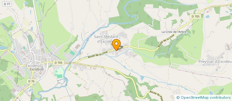 localisation de l'entreprise MONSIEUR ROMAIN PENARD  SAINT-MEDARD-D'EXCIDEUIL