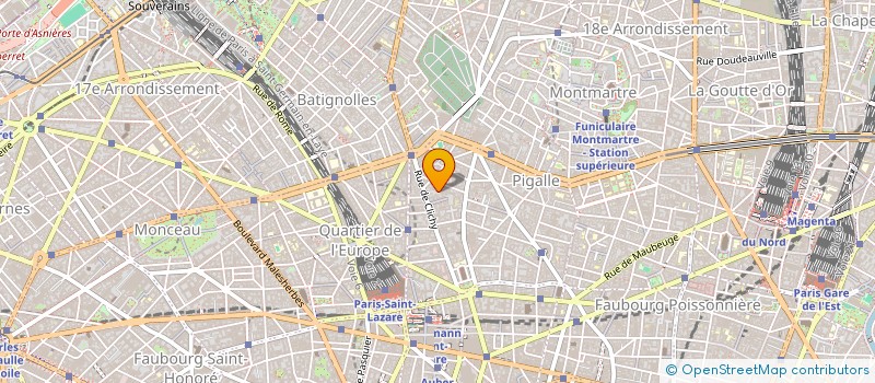 localisation de l'entreprise MONSIEUR ROMAIN PENLOUP  PARIS 9